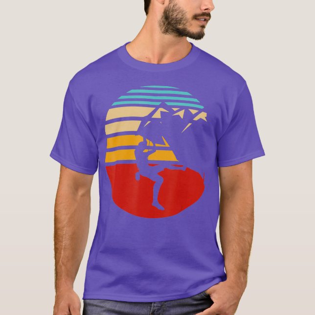 Rock Climber Gift Hobby Climber Climbing T Shirt (Framsida)