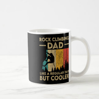 Rock Climbing Dad Vintage Funny Bouldering Design  Kaffemugg