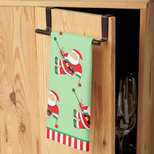 Rock Climbing Holiday Gift Kökshandduk (Thirds Fold)
