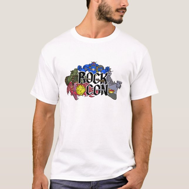 Rock-Con Game Convention T-Shirt 2026 (Framsida)