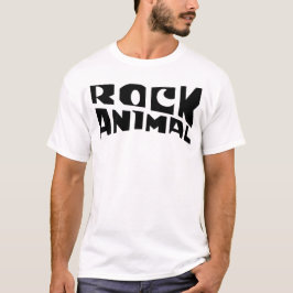 rock-djur typografi logodesign T-Shirt