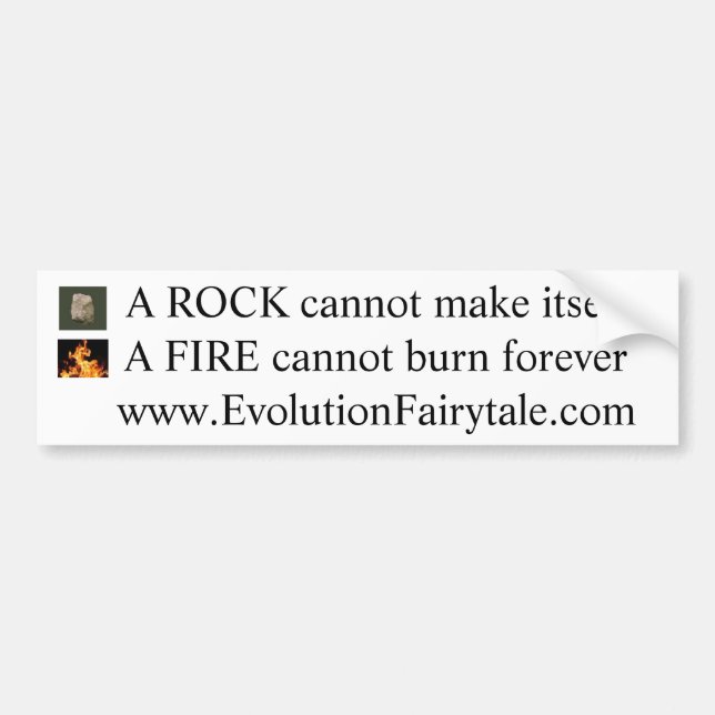 Rock & Fire med webbsida Bildekal (Framsidan)