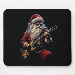Rock Gitarr Tomte Spelar Gitarr - Rolig Jul Musmatta