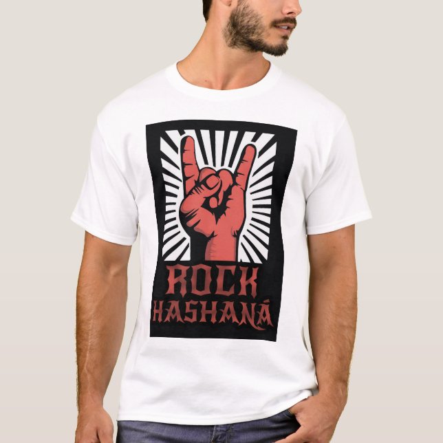 Rock Hashanah T Shirt (Framsida)