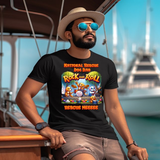 Rock in Roll Paws Band T Shirt (Skapare uppladdad)