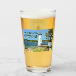 Rock Island Lighthouse, New York Pintglas Glaskopp