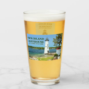 Rock Island Lighthouse, New York Pintglas Glaskopp