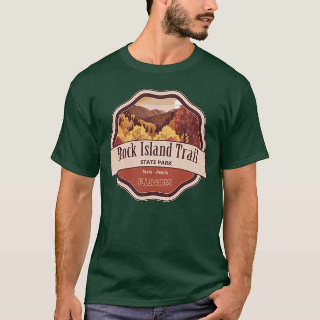 Rock Island Trail State Park T Shirt (Framsida)