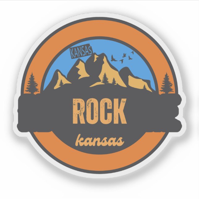 Rock, Kansas Klistermärken (Framsida)