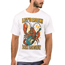 Rock Lobster Gitarr Tecknad Design