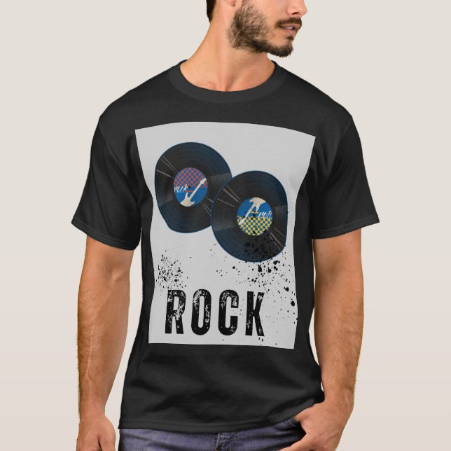 Rock lovers t shirt (Framsida)