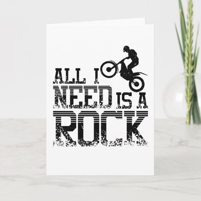 Rock Moto Trial Bike Kort (Framsida)