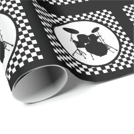 Rock musik Drummer Musician Punk Music Drum Gift Presentpapper