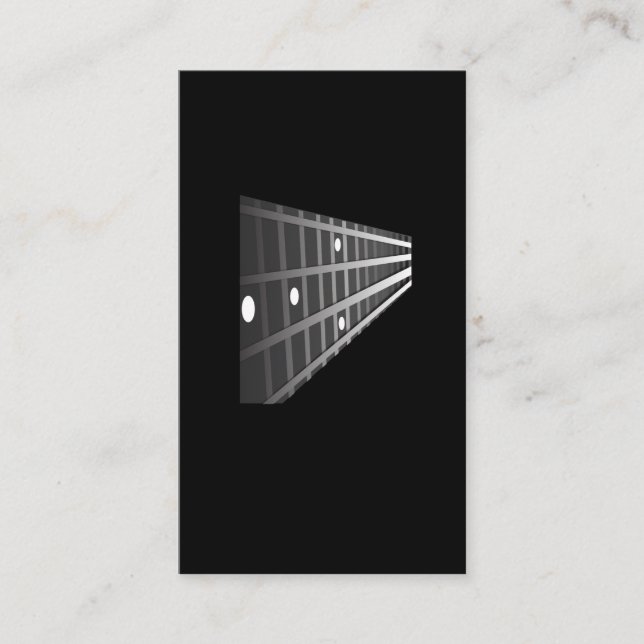 Rock musik för metall för spelare för visitkort (Framsida)