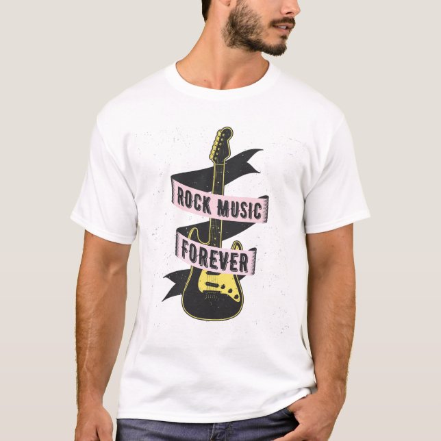 Rock musik Forever T Shirt (Framsida)
