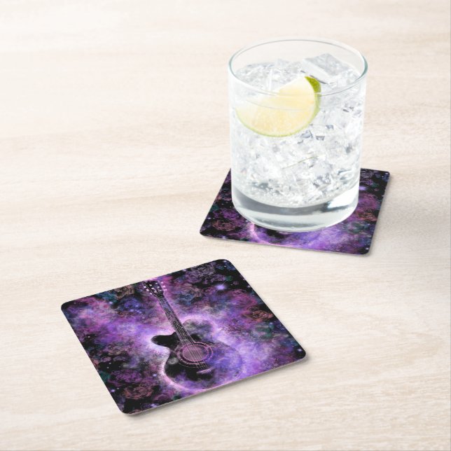 Rock musik Guitsr Papper Underlägg (Insitu)