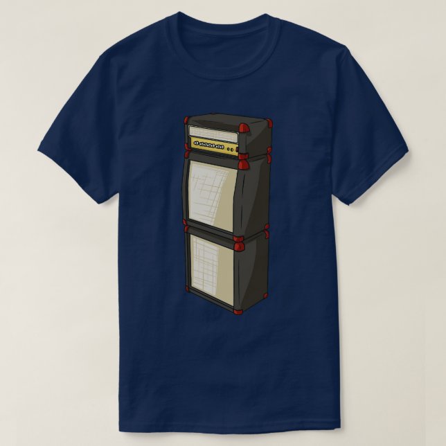 Rock musik konsertledaren Guitar T Shirt (Design framsida)