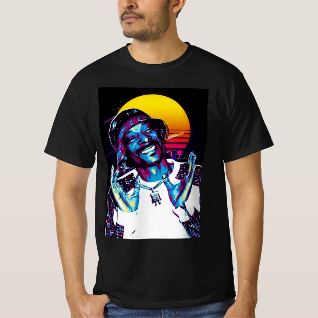 Rock musik retro t shirt (Framsida)