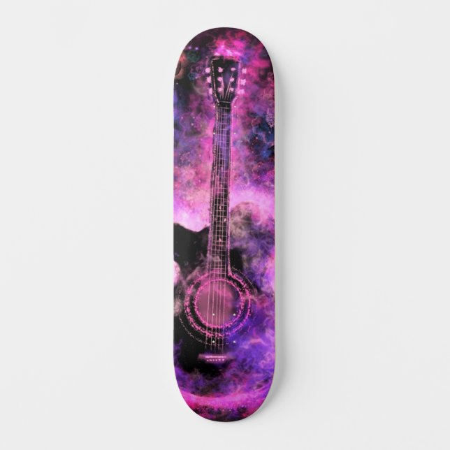 Rock musik Skateboard Guitar (Framsida)