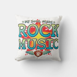Rock musik Soul Cushion Kudde