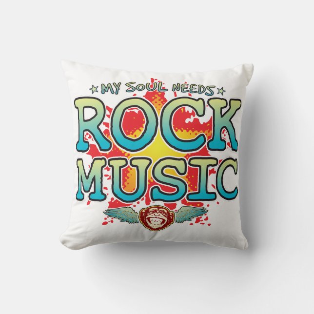 Rock musik Soul Cushion Kudde (Framsida)
