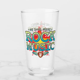 Rock musik Soul Glass Tumbler Glaskopp