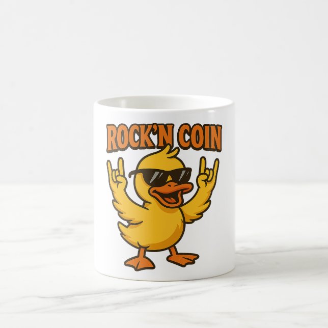Rock’n Duck – Attitude garantie Tasse Kaffemugg (Center)