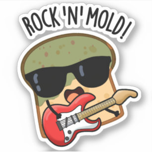 Rock n Mold Roligt Bröd Skämt Klistermärken