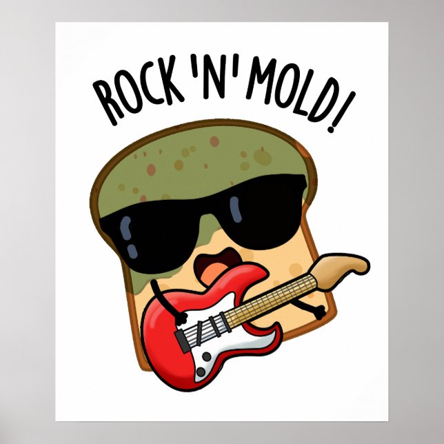 Rock n Mold Roligt Bröd Skämt  Poster (Framsidan)