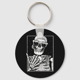Rock N Roll Band Lazy Halloween Costume Rocker Mus Nyckelring