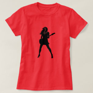 Rock N Roll Dam Silhouette T-Shirt Painting