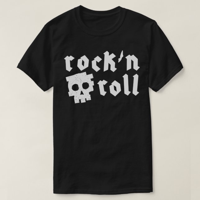 rock n roll design 1 t shirt (Design framsida)