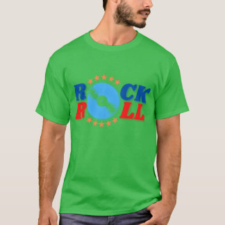 ROCK N ROLL DISCO tjej T Shirt