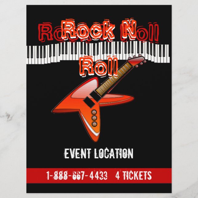 Rock N Roll Flyer (Framsidan)