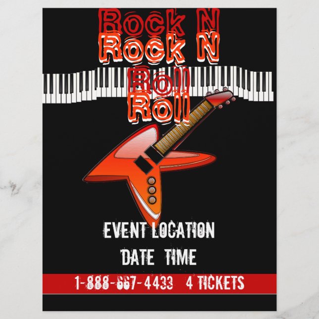 Rock N Roll Flyer (Framsidan)
