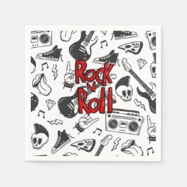 Rock N Roll Forever Pappersservett