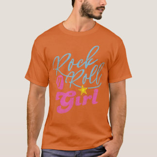 Rock N Roll Girl Purple Darla Rock and Roll Girl S T Shirt