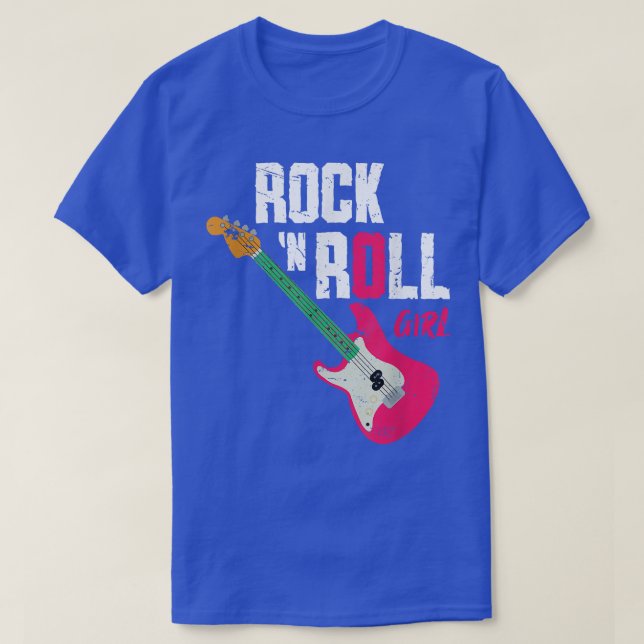 Rock N Roll GirlGuitar 2771 T Shirt (Design framsida)