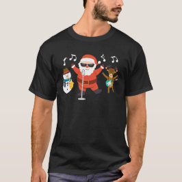 Rock N Roll God jul Caroling Cute Coola T Shirt