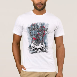 Rock n Roll, Guitar Döskallar, Manar-Shirt Tee Shirt