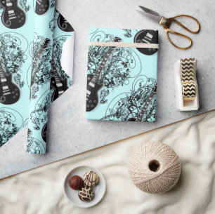 Rock n Roll Guitar Presentpapper