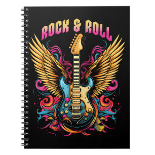 Rock n Roll Guitar vingar Anteckningsbok