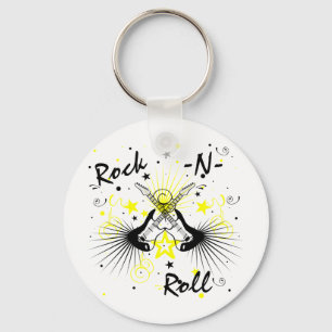 Rock n Roll Guitars Nyckelring