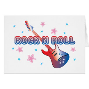 Rock N Roll Hälsningskort