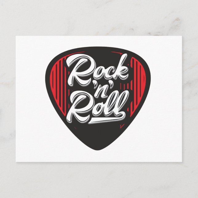 Rock n roll helg vykort (Framsida)