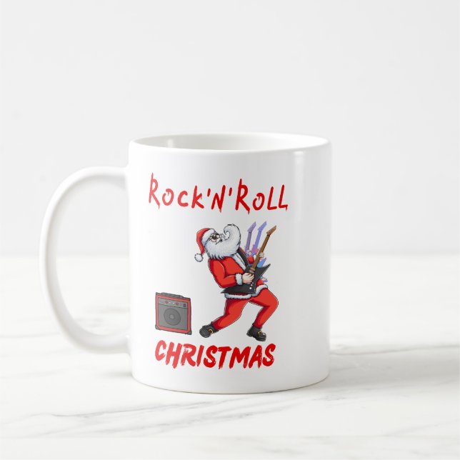 Rock-N-Roll jul Kaffemugg (Vänster)