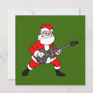 Rock N Roll Jultomten Julkort