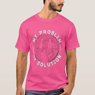 Rock N Roll Mitt Problem Min Lösning Pictogram Mam T Shirt