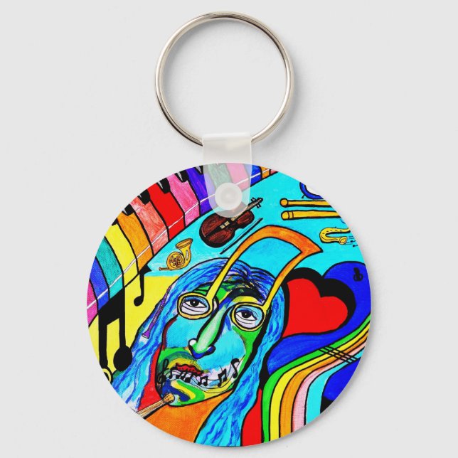 Rock n Roll Nyckelring (Framsida)