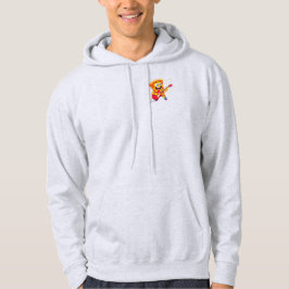 **Rock ’n’ Roll Pizza – Funny Guitar-Playing Slice Hoodie